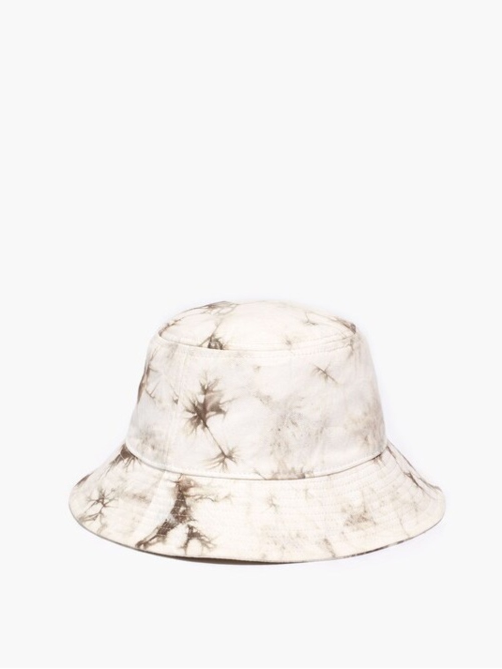 Madewell tie dye bucket hat- Cream & Brown/green
